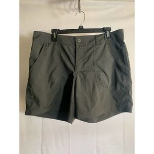 Columbia Omni Shield advance repellency Shorts Women Charcoal Grey size14
